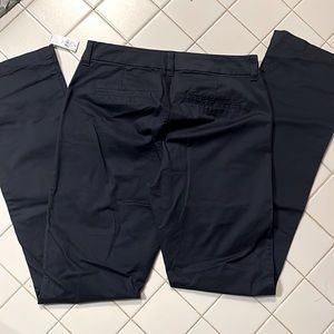 Bootcut khaki classic navy blue pants.